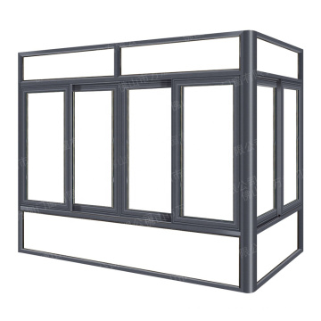 Corner Butt Joint Glass Window,Aluminum Frame Glass Sliding Windows